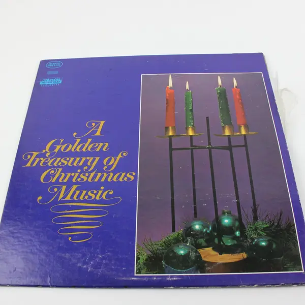 A Golden Treasury Christmas Music P2S 5170 Columbia Record Club 2 LP 12" 33 RPM