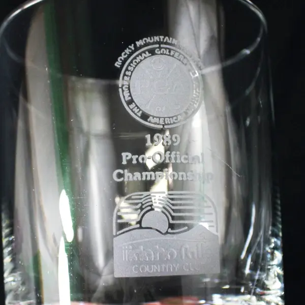  3 Idaho Falls Rocky Mountain Section PGA Championship Rocks Glasses 1989