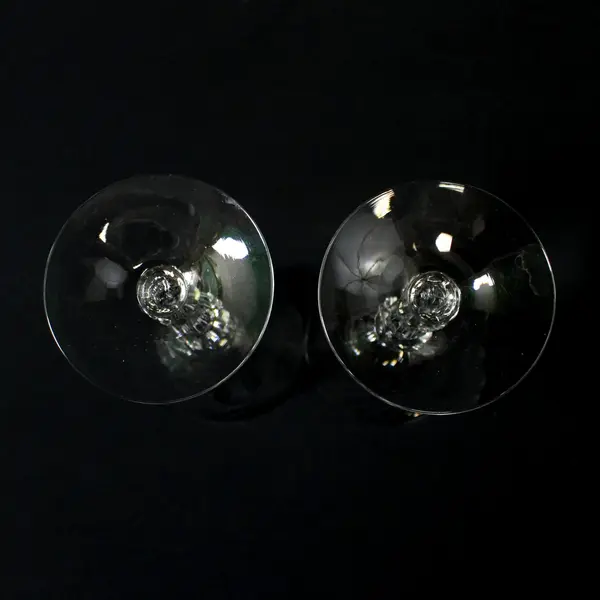 Set of 2 Vintage Cambridge Caprice Water Goblets 7.75"