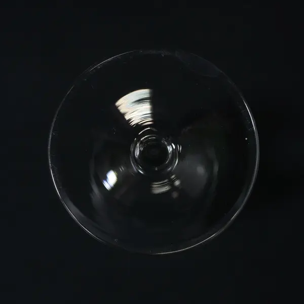 Vintage Colony Glass Sara-Consara  Etched Floral Crystal Wine Glass