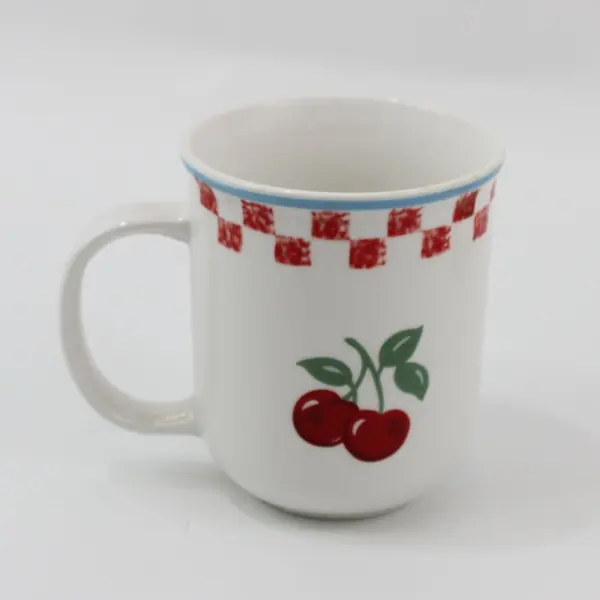 Set of 4 Mainstays Home Coffee Mugs Cherry Orchard