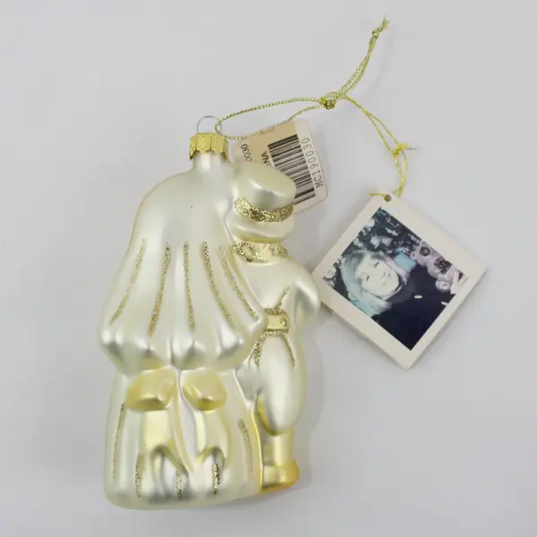 Margaret Cobane Bride And Groom Glass Ornament