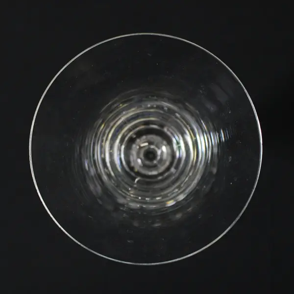 Mikasa Stratton Clear Glass Water Goblet Flared Bowl Decorative Foot
