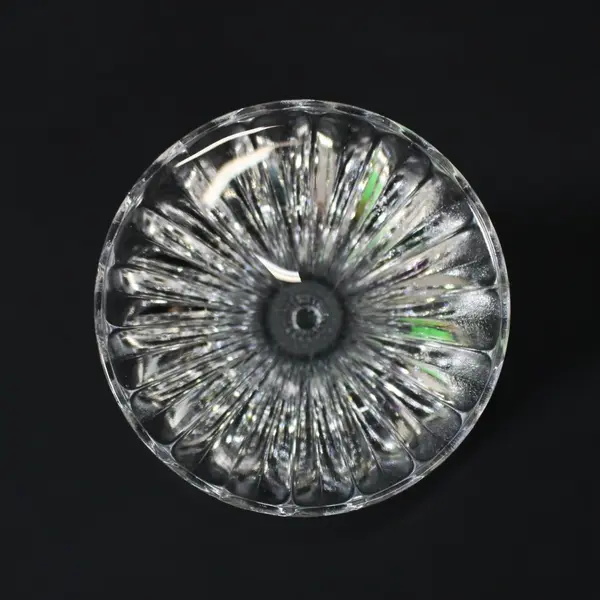 Mikasa Stratton Clear Glass Water Goblet Flared Bowl Decorative Foot