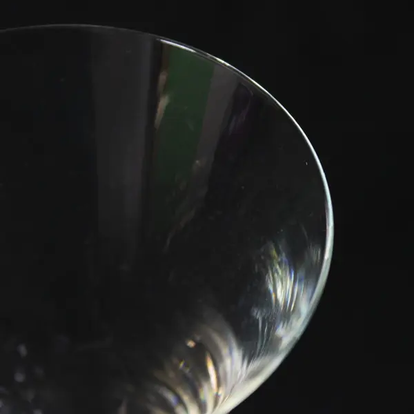 Mikasa Stratton Clear Glass Water Goblet Flared Bowl Decorative Foot