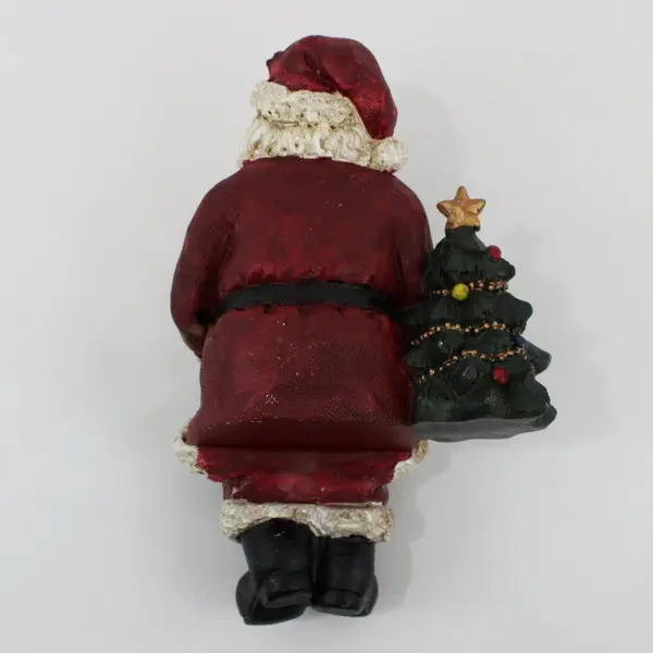 Santa Claus Holding Present Shelf Sitter Figurine Christmas Holiday Decor