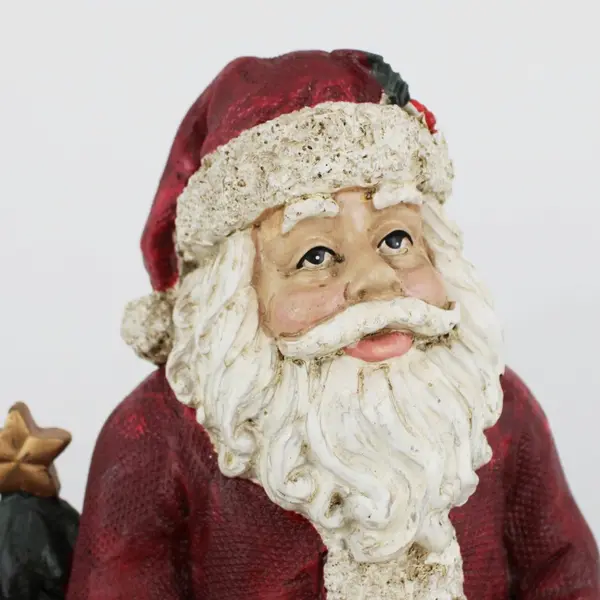 Santa Claus Holding Present Shelf Sitter Figurine Christmas Holiday Decor