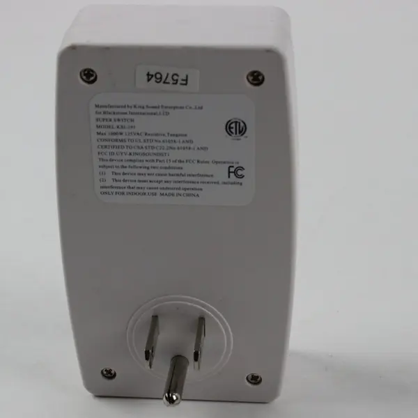 Blackstone SuperSwitch KSI-293 Indoor Wireless Remote Control Outlet - No Remote