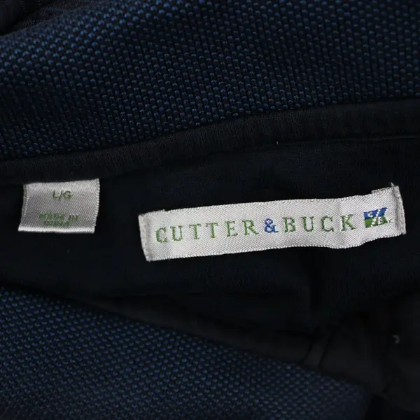 Cutter & Buck Men's Dark Blue Short Sleeve Polo Shirt Size L