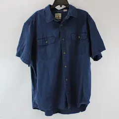 Red Head Brand Co. Men's 2XL Dark Blue Short Sleeve Button-Down Shirt