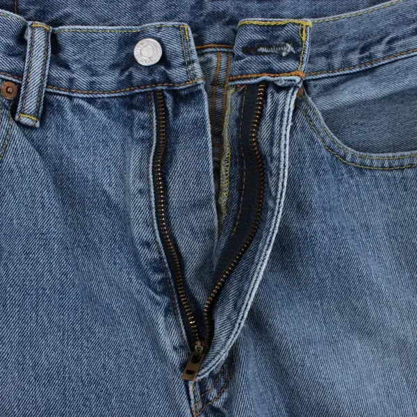 Levi's 505 Men's Distressed Medium Wash Straight Leg Jeans 36x30