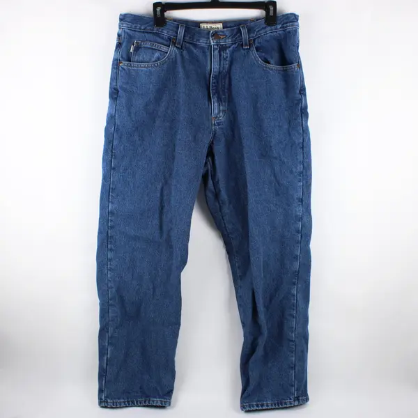 L.L. Bean Men's Natural Fit Jeans Medium Wash 36x30