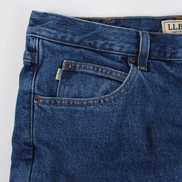 L.L. Bean Men's Natural Fit Jeans Medium Wash 36x30