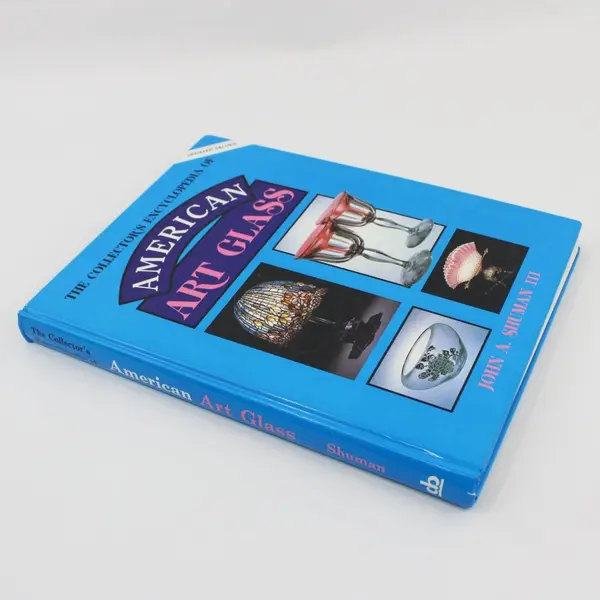 Collector Books American Art Glass Encyclopedia John A Shuman III 1991 VTG HC