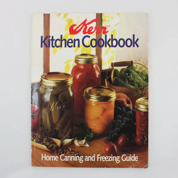 Vintage Kerr Kitchen Cookbook Home Canning & Freezing Guide 1990 Paperback 