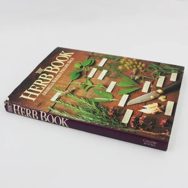 The Herb Book by Boxer & Back Illustrated Hardcover 1988 Reprint 1989