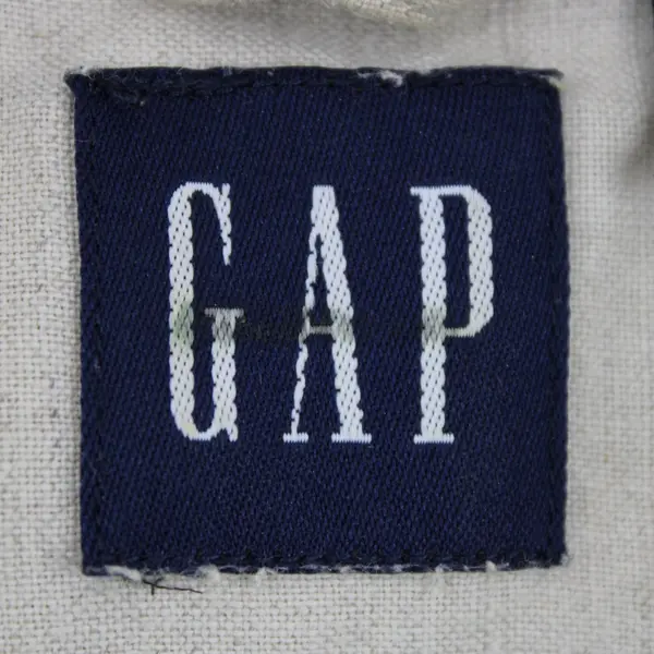 Gap Men's Linen Short Sleeve Button-Down Shirt Tan Size M