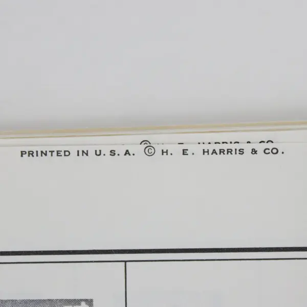 Lot of 82 H.E. Harris Worldwide Stamp Album Pages B&W 9.4x12.4