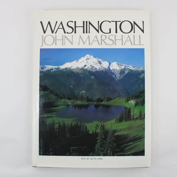 Vintage John Marshall's Washington Text by Ruth Kirk 1988 Hardcover Dust Jacket