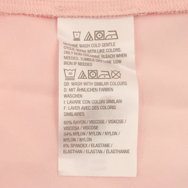 H by Halston Women's Pink Flowy Short Sleeve Top Size 2X