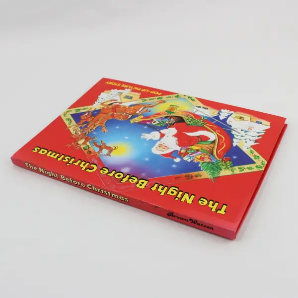 Brown Watson The Night Before Christmas Pop-Up Picture Story 1991 Clement Moore