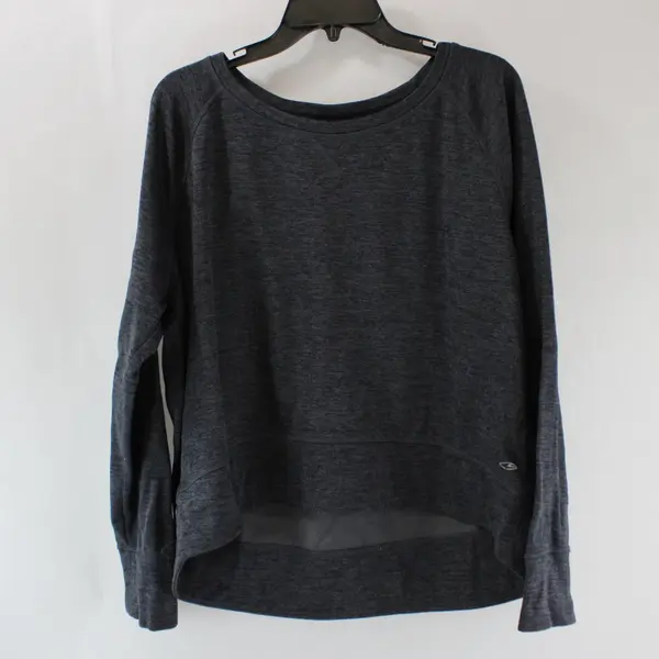 Champion Duo Dry Women's XL Gray Space Dye Long Sleeve Sweater
