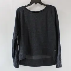 Champion Duo Dry Women's XL Gray Space Dye Long Sleeve Sweater