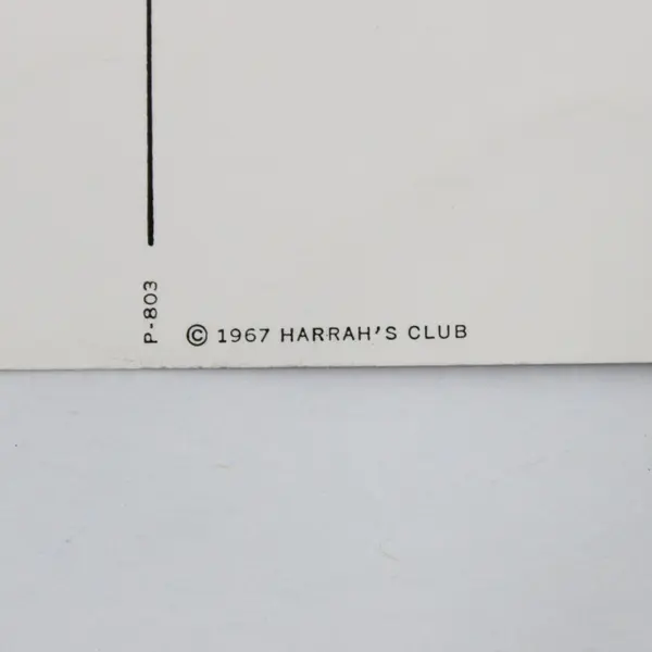 Vintage 1960s Harrah's Lake Tahoe Show Postcard Donald O'Connor