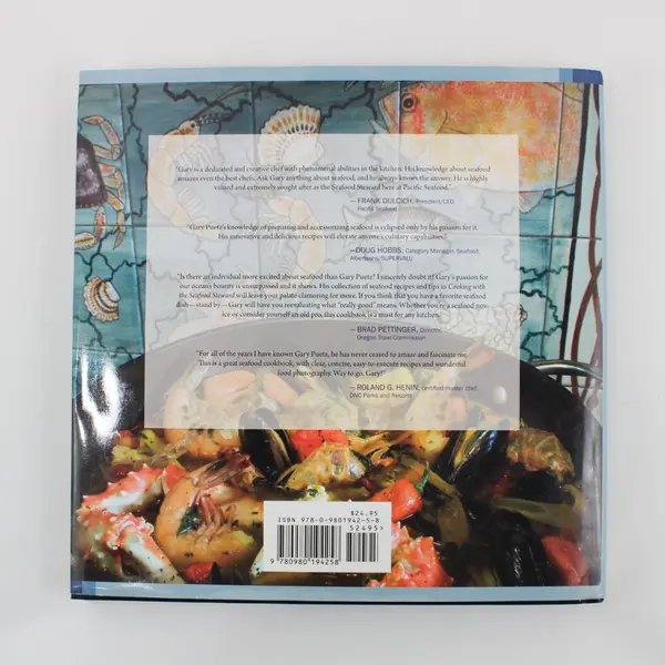 Cooking With the Seafood Steward Gary Rainer Puetz Seafood HC Cookbook, DJ 
