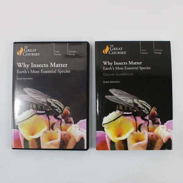 The Great Courses Why Insects Matter 4-Disc DVD Set w/Guidebook