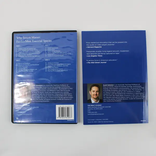 The Great Courses Why Insects Matter 4-Disc DVD Set w/Guidebook
