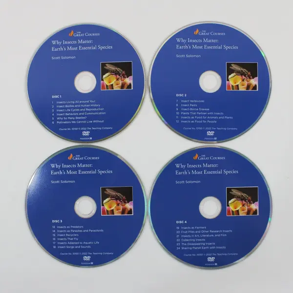 The Great Courses Why Insects Matter 4-Disc DVD Set w/Guidebook
