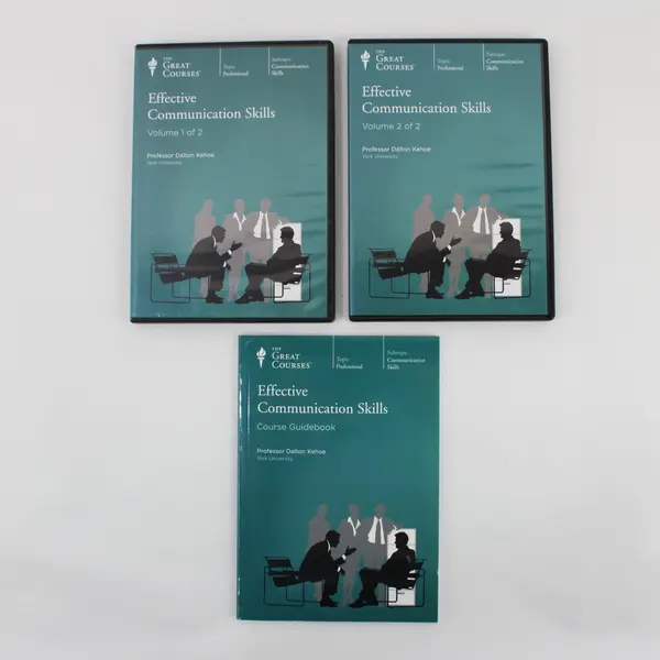 The Great Courses Effective Communication Skills 12-Disc CD Set W/Guidebook 