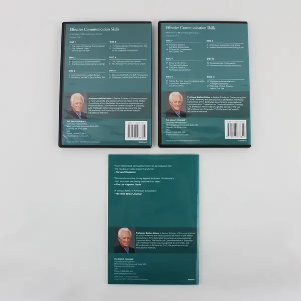 The Great Courses Effective Communication Skills 12-Disc CD Set W/Guidebook 