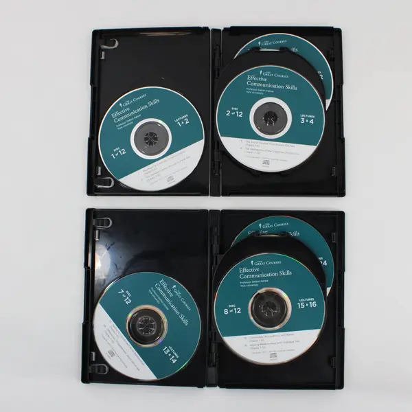 The Great Courses Effective Communication Skills 12-Disc CD Set W/Guidebook 