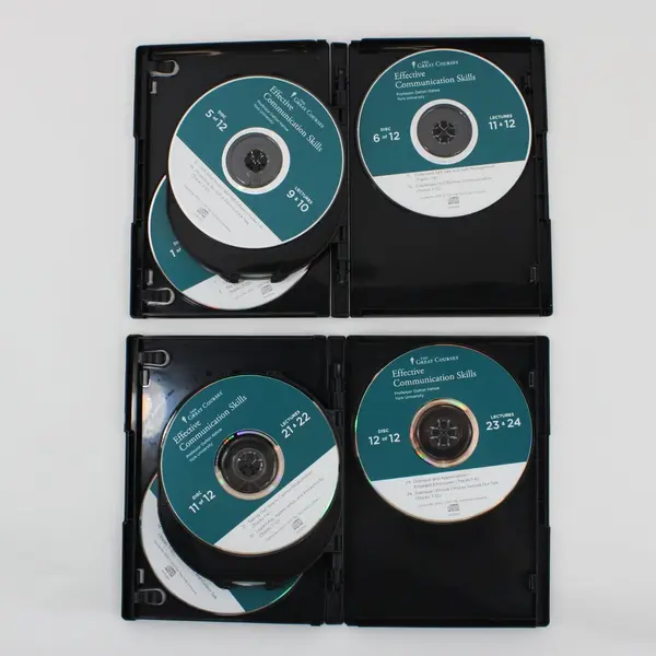 The Great Courses Effective Communication Skills 12-Disc CD Set W/Guidebook 
