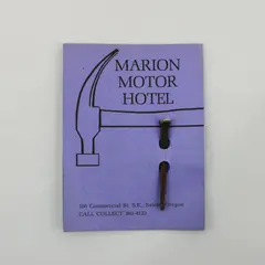 Vintage 1960s Marion Motor Hotel Salem Oregon Brochure 2 Antique Nails