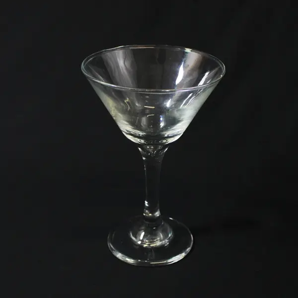 Libbey Embassy Martini Glasses Set of 3 Heavy Stem Cocktail Barware