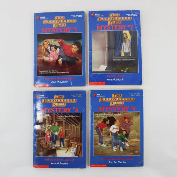 The Baby-Sitters Club Mystery Books 1-4 Set