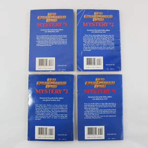 The Baby-Sitters Club Mystery Books 1-4 Set