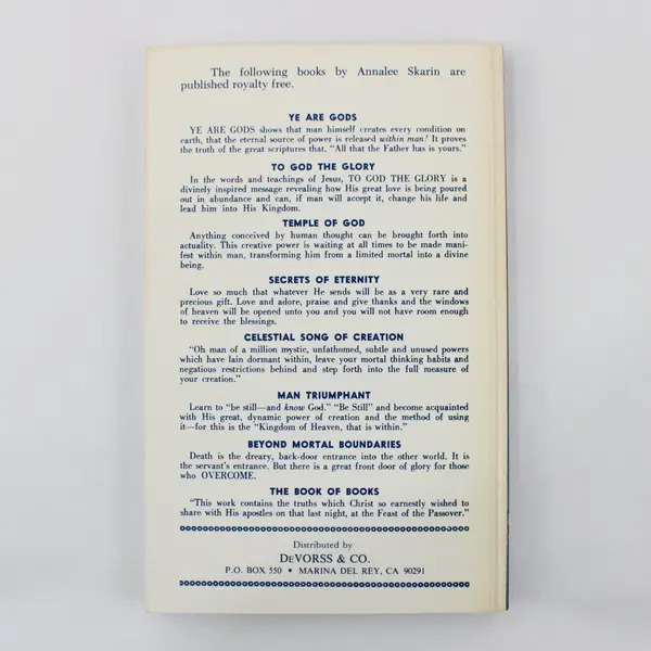 To God the Glory by Annalee Skarin Religious Book 1991