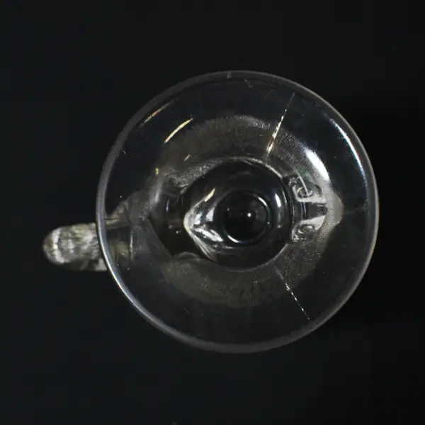 Antique EAPG Garden of Eden Lotus and Serpent Clear Glass Pitcher