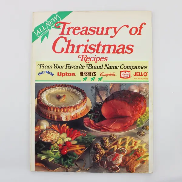 Treasury of Christmas Recipes Brand Name Companies 1991 by Publications