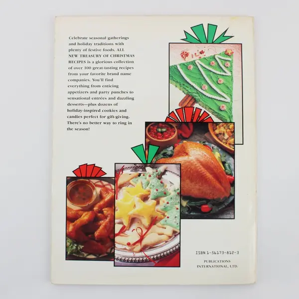 Treasury of Christmas Recipes Brand Name Companies 1991 by Publications