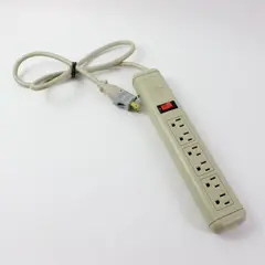 Electricord 6-Outlet Surge Protector Power Strip On/Off Switch