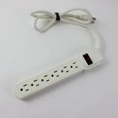 GE 6-Outlet Power Strip Surge Protector On/Off Switch Untested