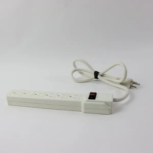 GE 6-Outlet Power Strip Surge Protector On/Off Switch Untested