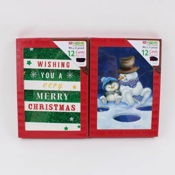 Lot of 2 Packs Rite Aid Home for the Holidays Christmas Cards 12 Each