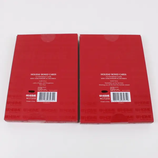 Lot of 2 Packs Rite Aid Home for the Holidays Christmas Cards 12 Each