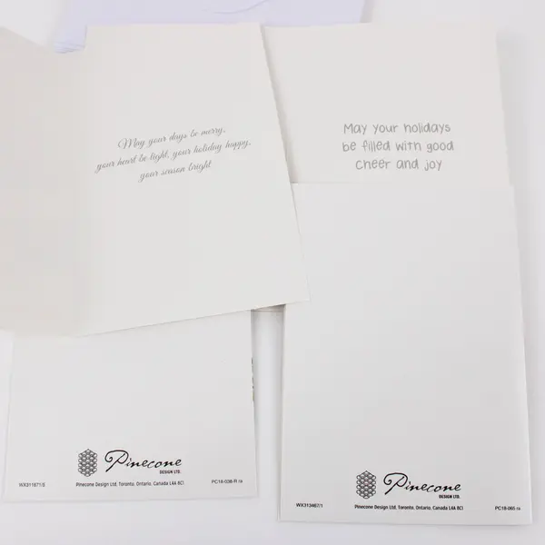 Lot of 9 Rite Aid Christmas Cards & Envelopes, 2 Designs